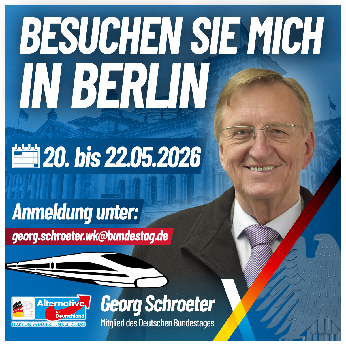 BESUCHEN SIE MICH IN BERLIN (20. bis 22.05.2026)