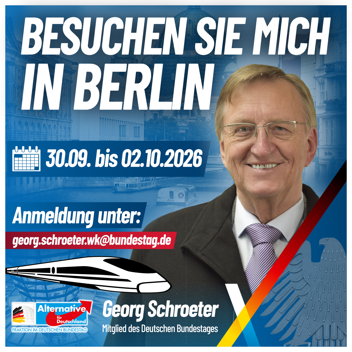BESUCHEN SIE MICH IN BERLIN (30.09. bis 02.10.2026)