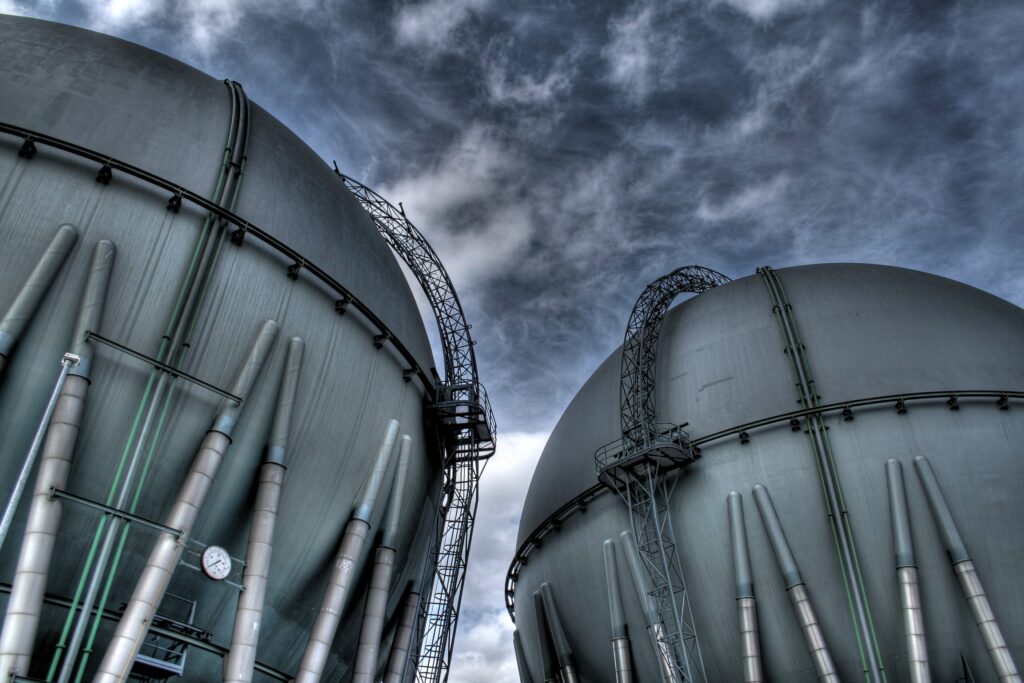 Gasspeicher Deutschland 2026 – Industrieanlage zur Gasversorgung