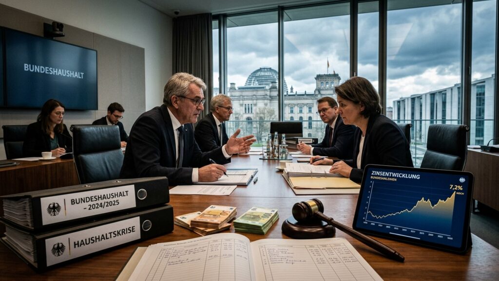Bundeshaushalt 2027: 42 Milliarden Zinsen fressen den Spielraum - Haushaltskrise und Zinslast